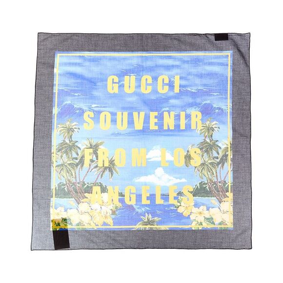 Gucci Scarf, Blue - Picture 2 of 3